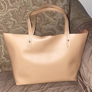 Barney’s New York Cappuccino/ Cream color tote handbag. NEW